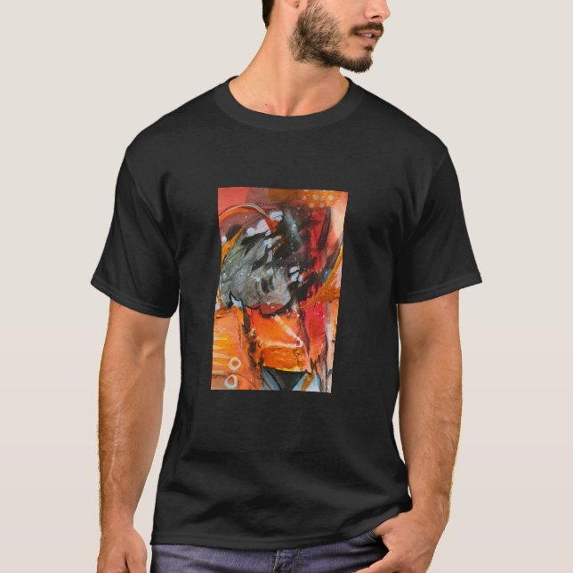 camiseta con pintura abstracta moderna t shirt (Framsida)