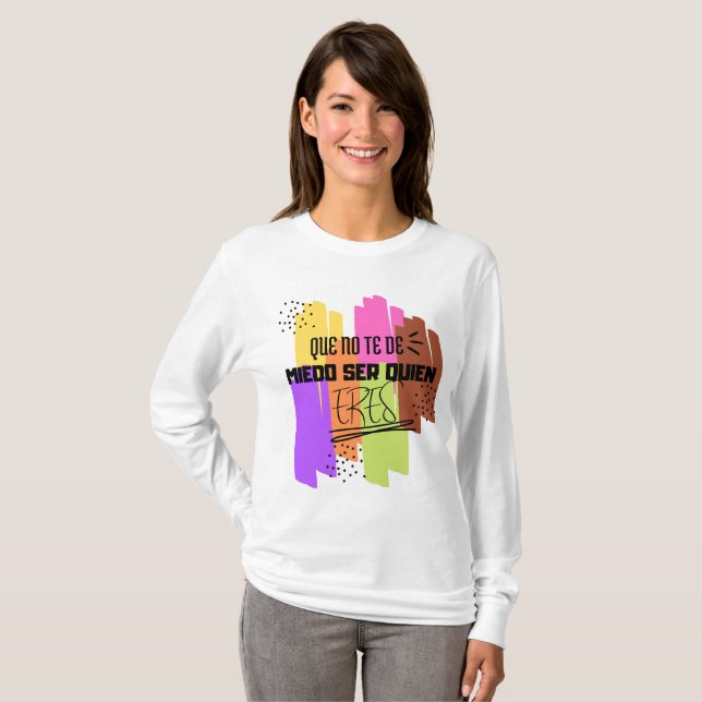 Camiseta con texto Inspiracional ' T Shirt (Hel framsida)