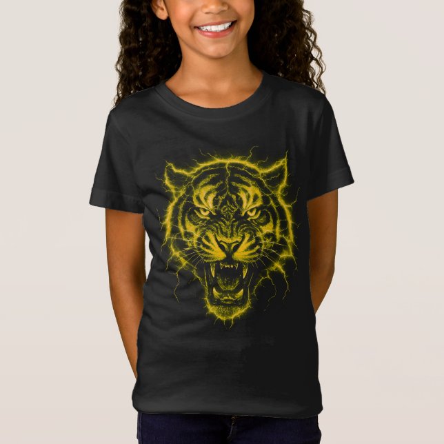 Camiseta con tigre eléctrico t shirt (Framsida)