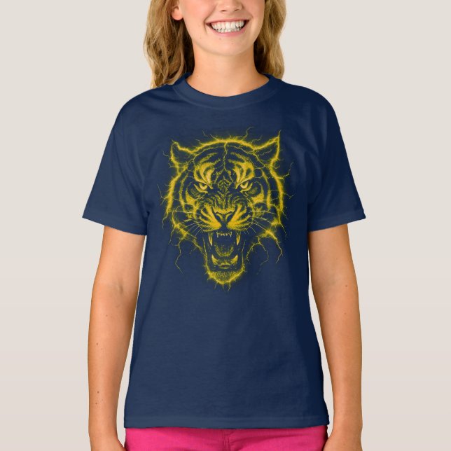 Camiseta con tigre eléctrico t shirt (Framsida)