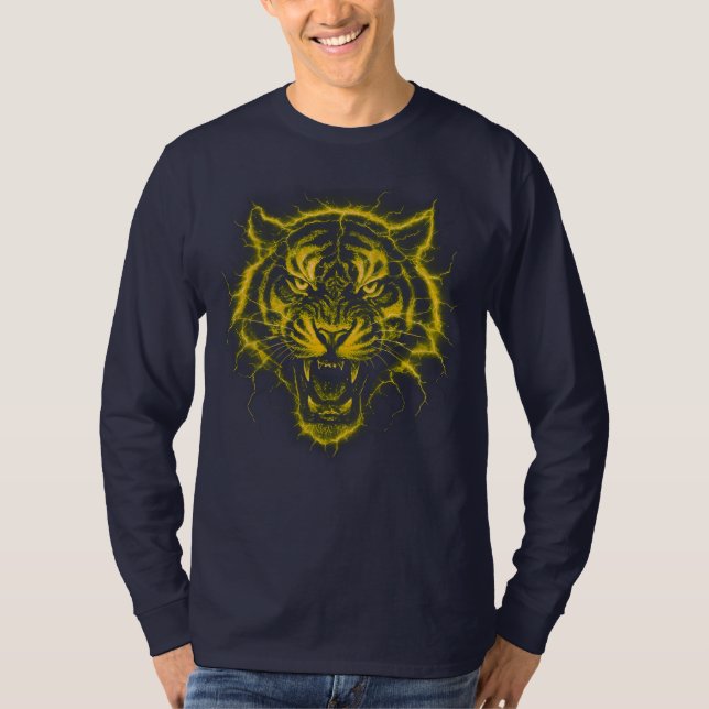 Camiseta con tigre eléctrico t shirt (Framsida)