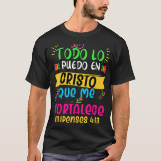 Camiseta cristiana en espanol Versiculo Spanish Ch T Shirt