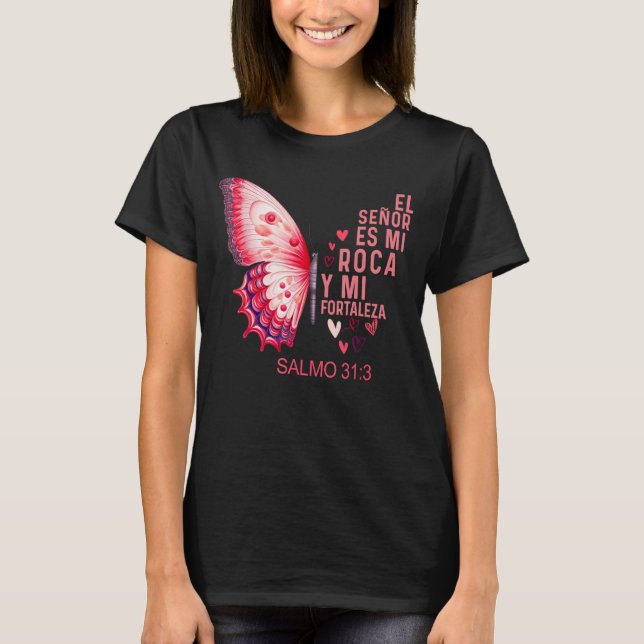 Camiseta cristiana Para Mujer Y Mujer en espanol S T Shirt (Framsida)