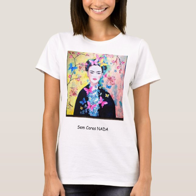 Camiseta da Frida Khalo Tee Shirt (Framsida)