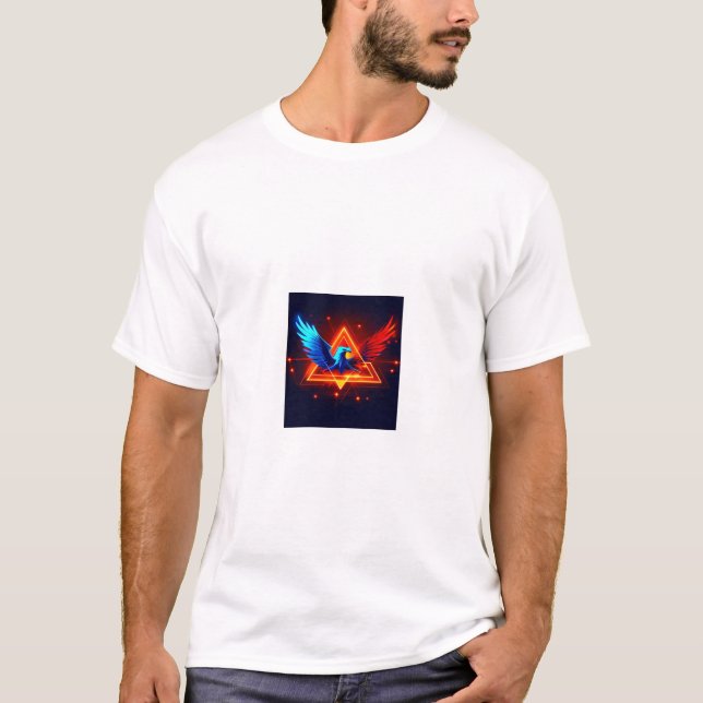 Camiseta de águia  t shirt (Framsida)