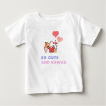 Camiseta de bebé diseño Cute Kawaii