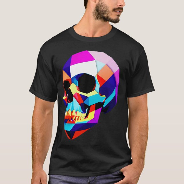 Camiseta de calavera "Espíritu de las Calaveras" T Shirt (Framsida)