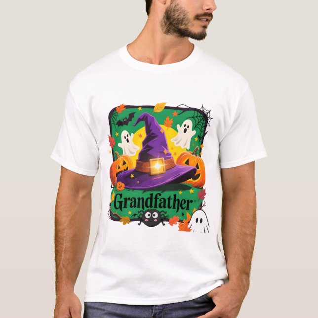 Camiseta de Halloween "Grandfather" T Shirt (Framsida)