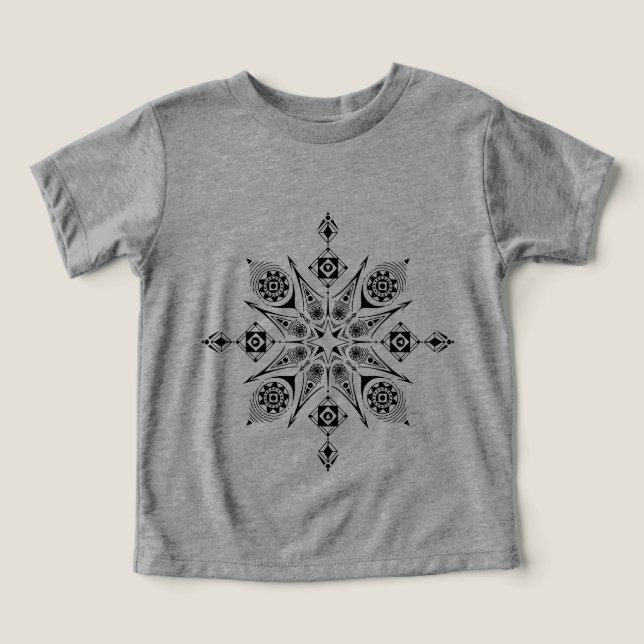 Camiseta de mandala t shirt (Design Framsida)