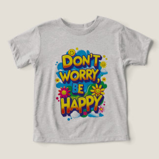 Camiseta de manga corta Don't Worry, Be Happy T Shirt