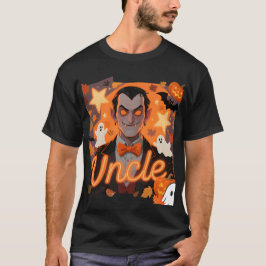 Camiseta de Tío Vampiro Espeluznante y de Moda T Shirt