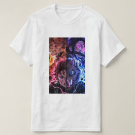 Camiseta Demon Slayer electro color T Shirt