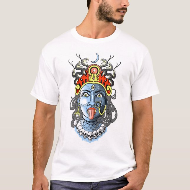 Camiseta deusa Kali T Shirt (Framsida)