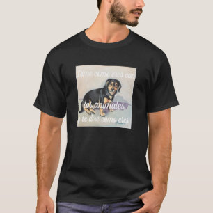 Camiseta dime como eres con los animales t shirt
