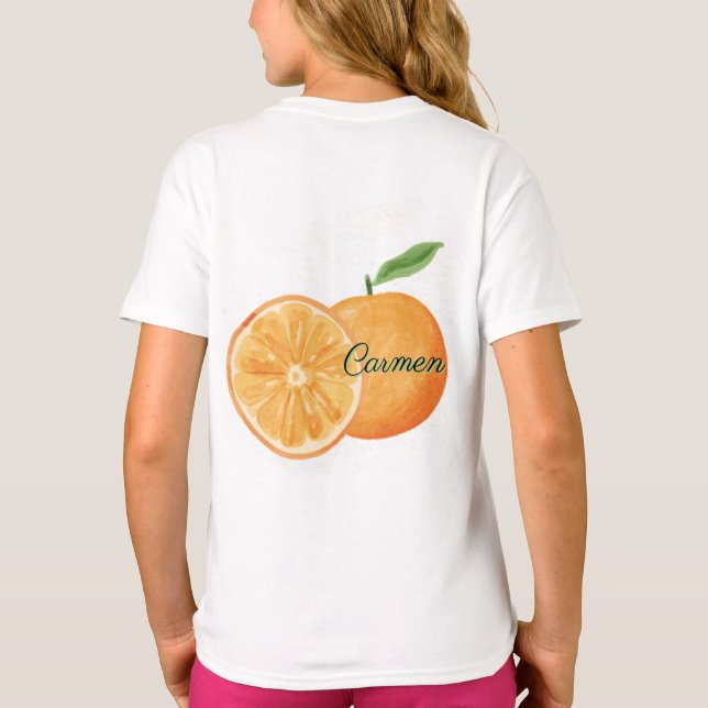 Camiseta Dulce Tropical: naranja T Shirt (Baksida)