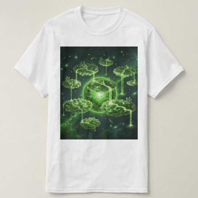 Camiseta ecossistema flutuante t shirt (Design framsida)