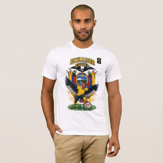 Camiseta Ecuador 2026 Cóndor Fútbol Patriótico T Shirt