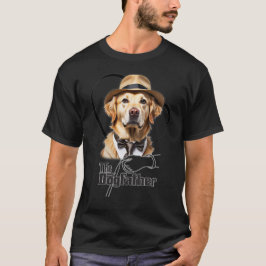 Camiseta escura Golden Retriever - The Dogfather T Shirt
