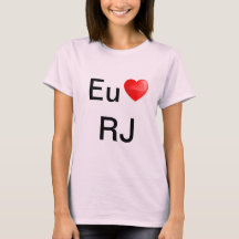 Camiseta Eu amo Rio de janeiro