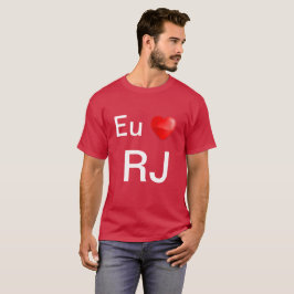 Camiseta Eu amo RJ T Shirt