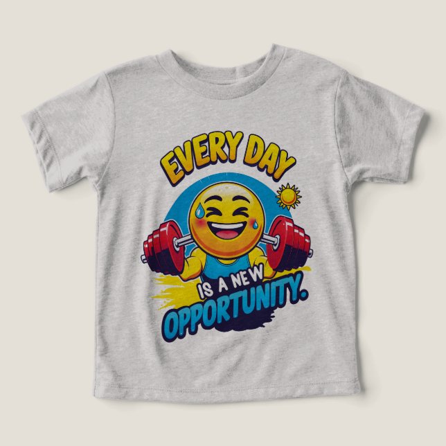 Camiseta  Every Day is a New Opportunity T Shirt (Design Framsida)
