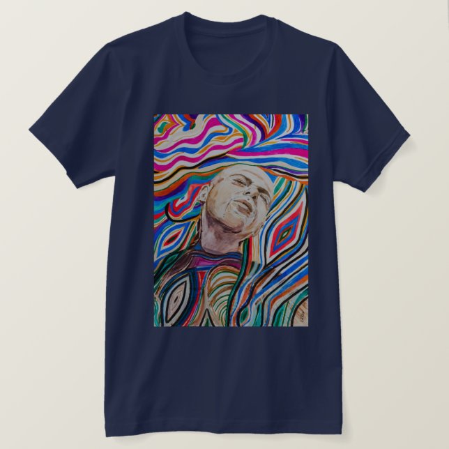 Camiseta Êxtase (Estampa autoral psicodélica) T Shirt (Design framsida)