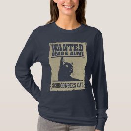Camiseta Fem. Schrodinger's Cat - Dark - Front T Shirt