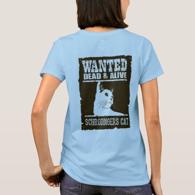 Camiseta Fem. Schrodinger's Cat - Light - Back T Shirt (Baksida)
