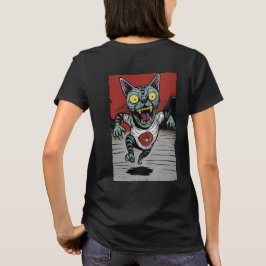 Camiseta Fem. Zombie Runner Cat - Back T Shirt