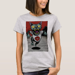Camiseta Fem. Zombie Runner Cat - Front T Shirt