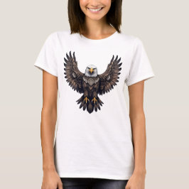 Camiseta Feminina Básica Águia Tribal T Shirt