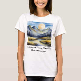 Camiseta Feminina Básica Amanhecer da Terra-2 T Shirt
