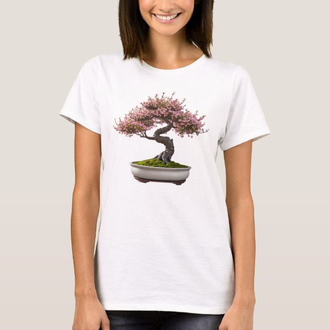 Camiseta Feminina Básica Bonsai-14 T Shirt (Framsida)