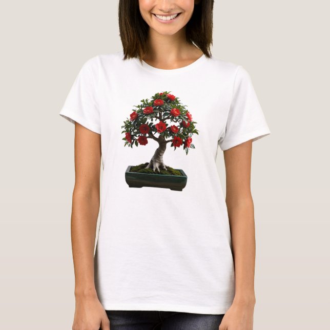 Camiseta Feminina Básica Bonsai-16 T Shirt (Framsida)