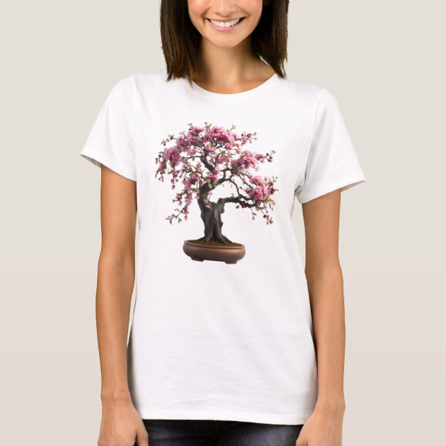 Camiseta Feminina Básica Bonsai-20 T Shirt (Framsida)