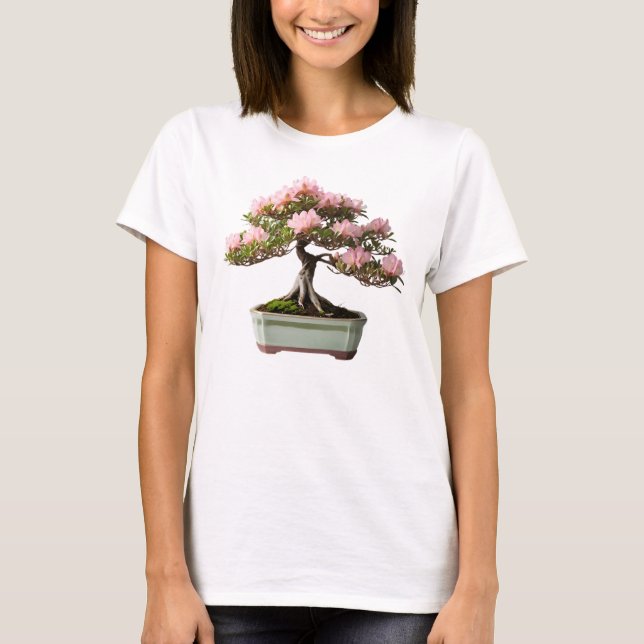 Camiseta Feminina Básica Bonsai-6 T Shirt (Framsida)