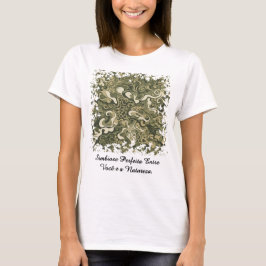 Camiseta Feminina Básica Camuflagem Orgânica-1 T Shirt