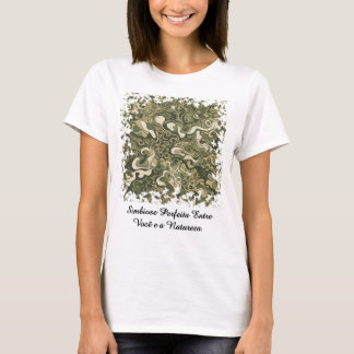 Camiseta Feminina Básica Camuflagem Orgânica-1 T Shirt