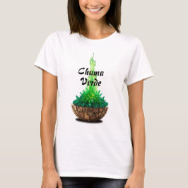 Camiseta Feminina Básica Chama Sagrada-5 T Shirt