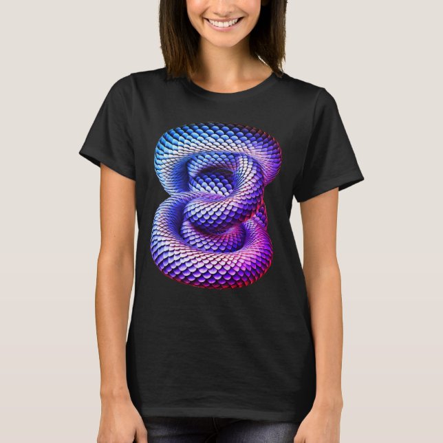 Camiseta Feminina Básica Cobra-2 T Shirt (Framsida)