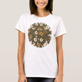 Camiseta Feminina Básica Floral-3 T Shirt