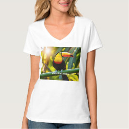 Camiseta Feminina Básica, Gola em V Tucano T Shirt