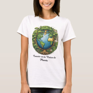 Camiseta Feminina Básica Raízes do Mundo-1 T Shirt