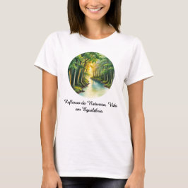 Camiseta Feminina Básica Reflexos da Terra-2 T Shirt