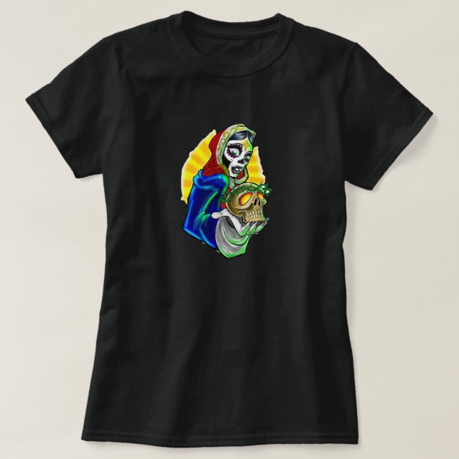 Camiseta Feminina Catrina T Shirt (Design framsida)
