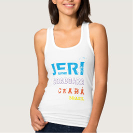CAMISETA FEMININA JERICOACOARA LINNE MED RACERBACK