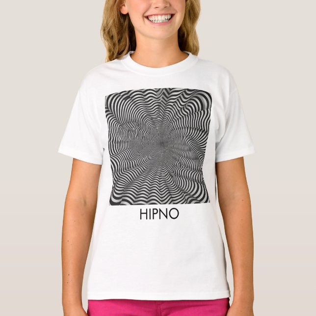 Camiseta Feminina juvenil Básica Hipno T Shirt (Framsida)