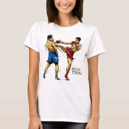 Camiseta Feminina Muay Thai / Boxe Tailandês T Shirt