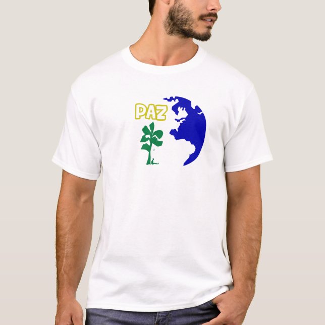 Camiseta Feminina Paz 003 Tröja (Framsida)