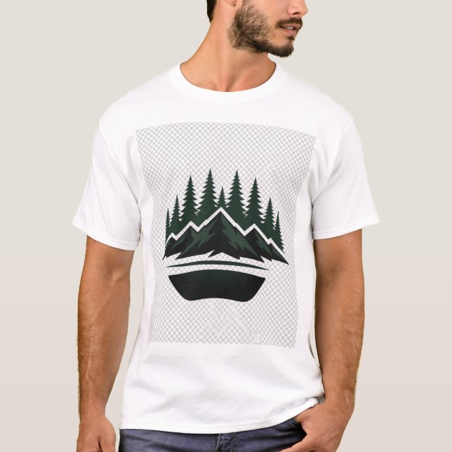 Camiseta Floresta  T Shirt (Framsida)